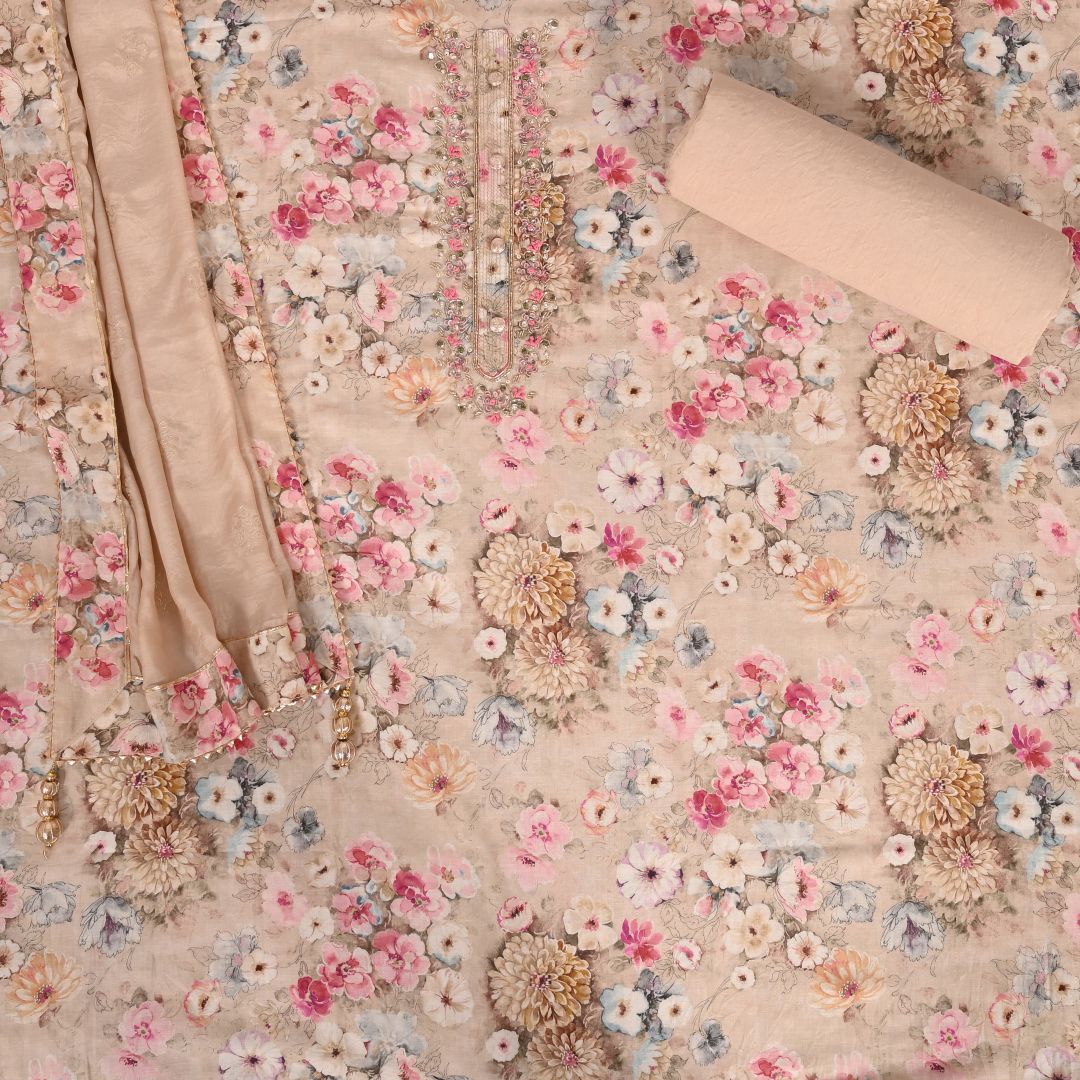 Banana Cream Linen Suit Set