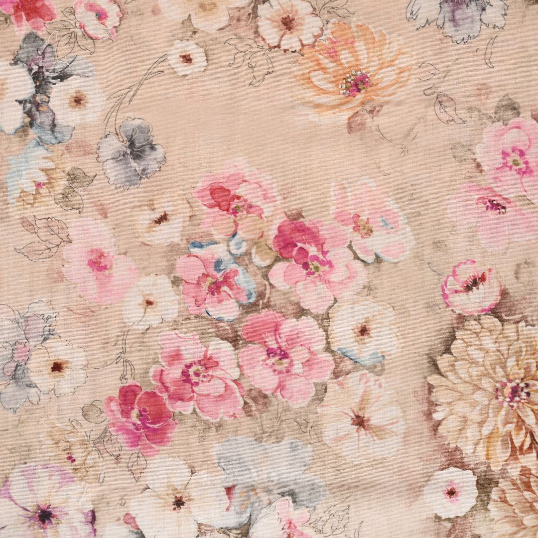 Banana Cream Linen Suit Set