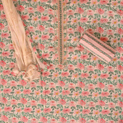 Biege Gardenia Cotton Suit Set