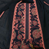 Blue Kalamkari Cotton Unstitched Suit Set