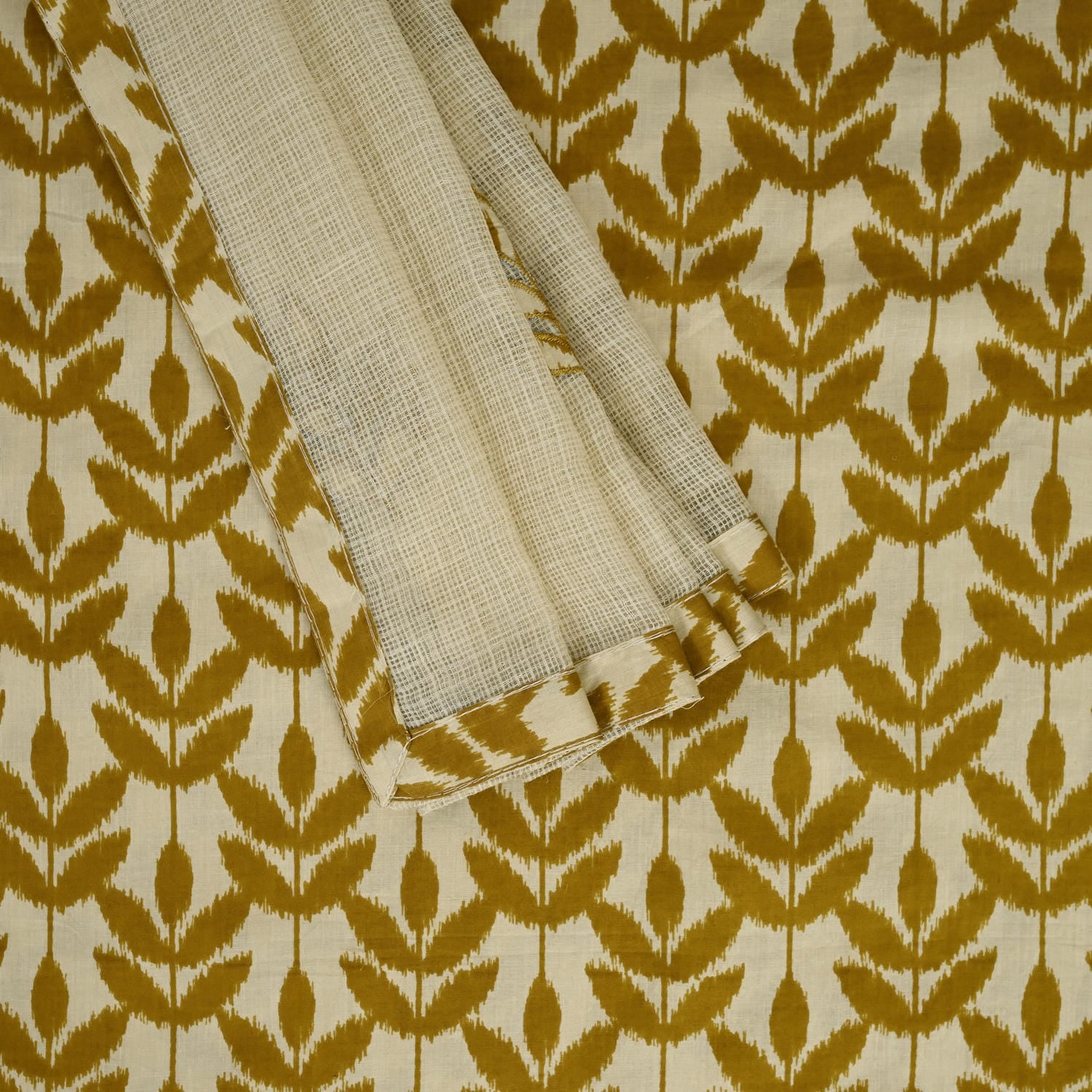 Breige Palm Cotton Suit Set
