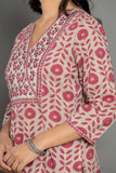 Cobalt Grey Cotton Suit Set