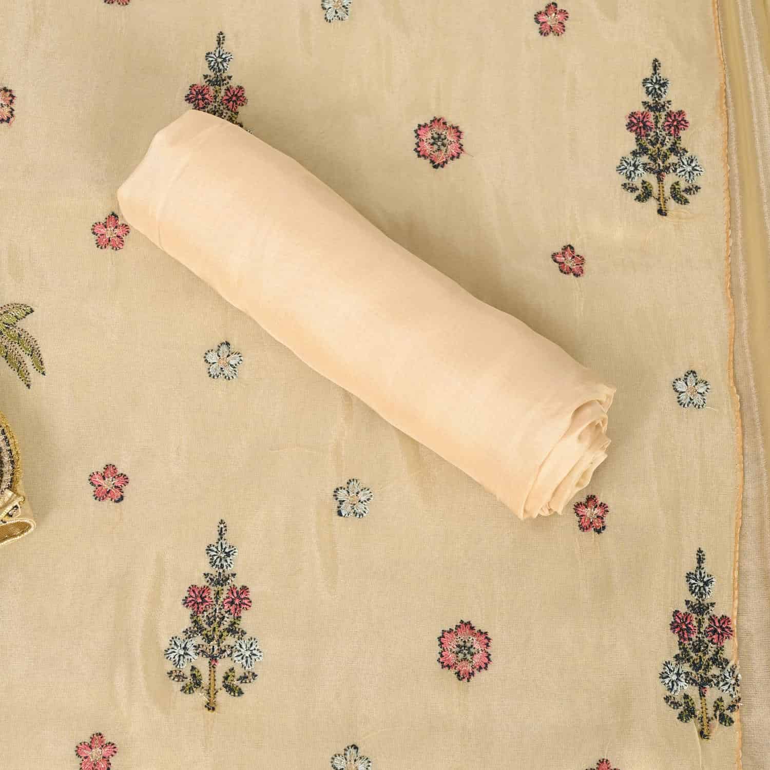 Cuty-Pie Ivory Tissue Suit Set