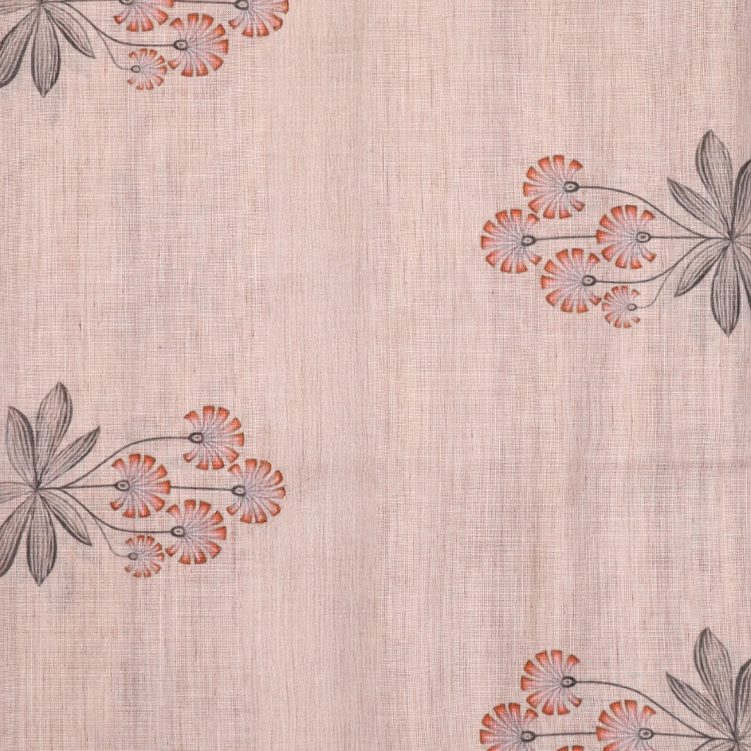 Digital Print Linen Unstitched Suit Set