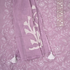 Dusty Movv Kota Doriya Embroidered Suit Set