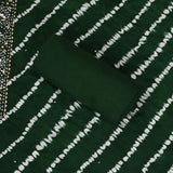 Elegant Green Crepe Shibori Unstitched Salwar Suit