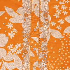 Fiery Yellow Cotton Suit Set