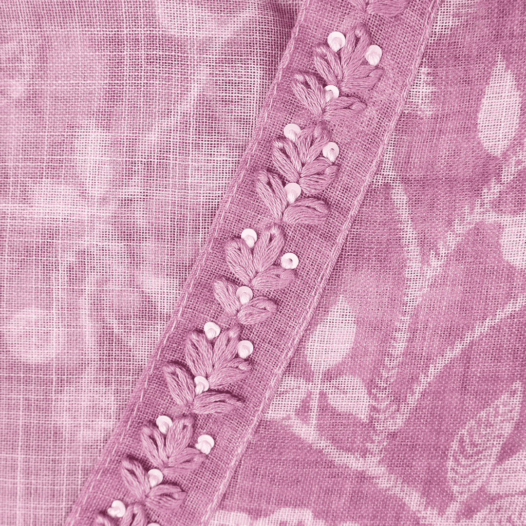 Gorgeous Pink Linen Suit Set