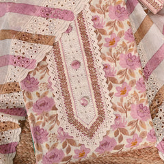 Hazelnut Biege Flower Suit Set