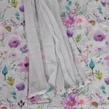 Heavenly Grey Digital Print Linen Unstitched Salwar Suit