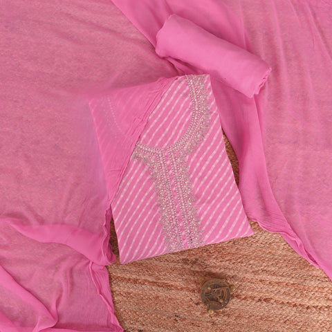 Sweet Pink Mothra Muslin Suit Set