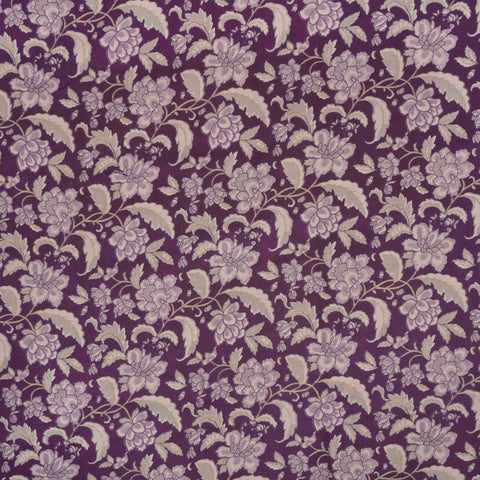 Iris Purple Kalamkari Print Cotton Suit Set