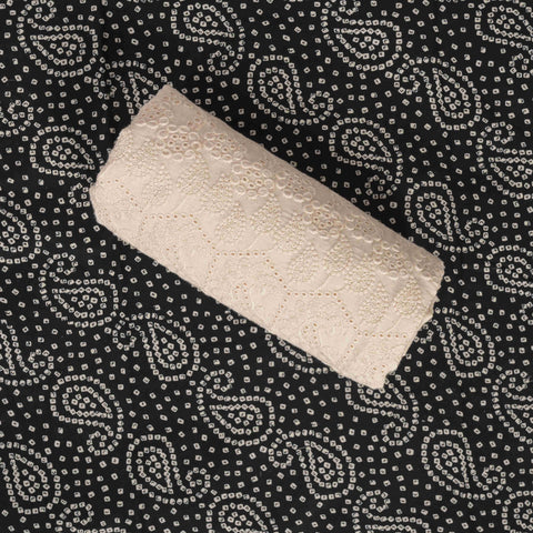 Jade Black Bandhani Cotton Suit Set
