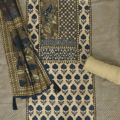 Dabu Print Silk Suit Set