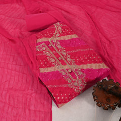 Rani Special Teej Leheriya Cotton Suit Set