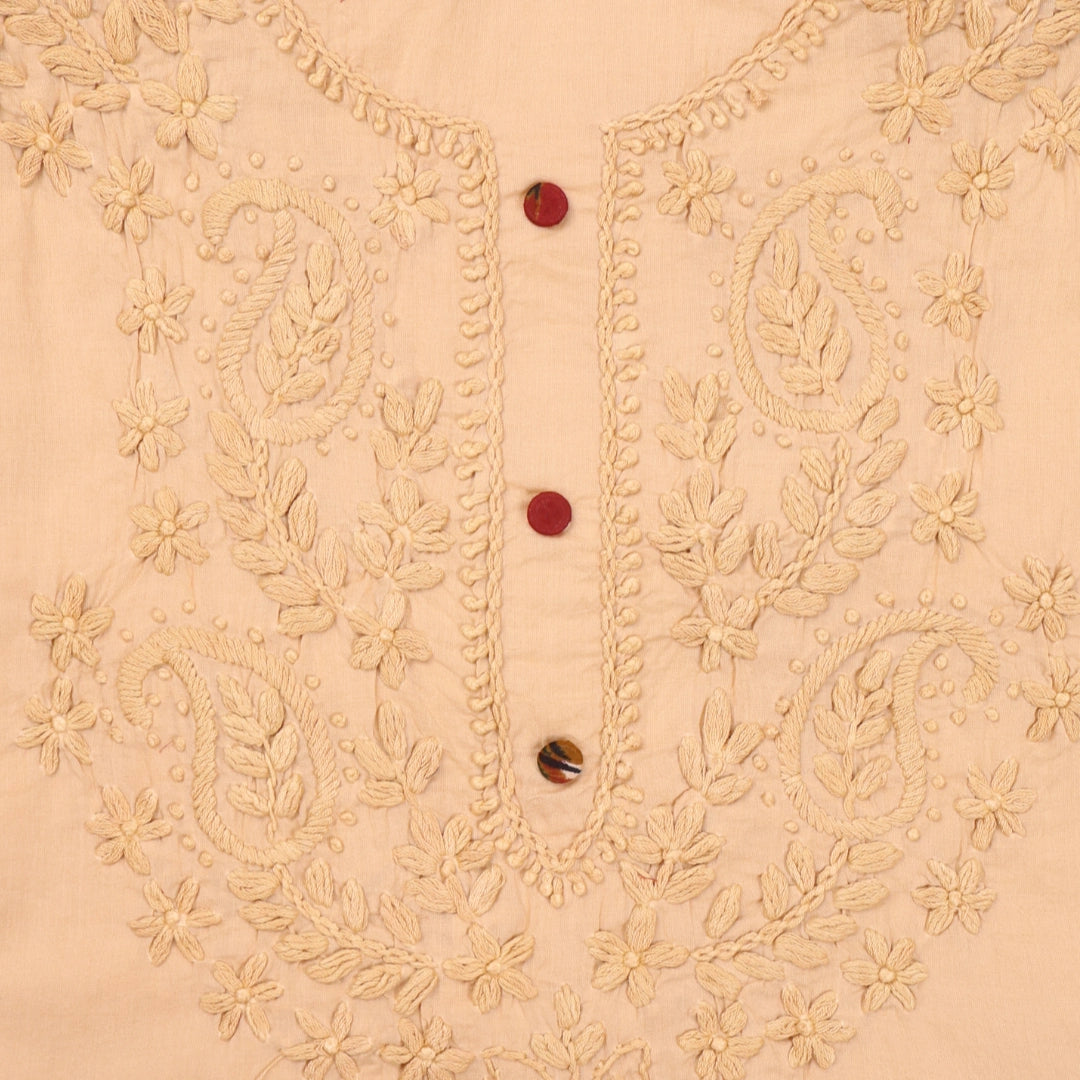 Latte Lakhnavi Cotton Unstitched Suit Set