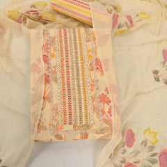 Macroon Yellow Cotton Suit Set