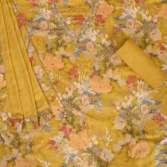 Margerita Gold Cotton Suit Set