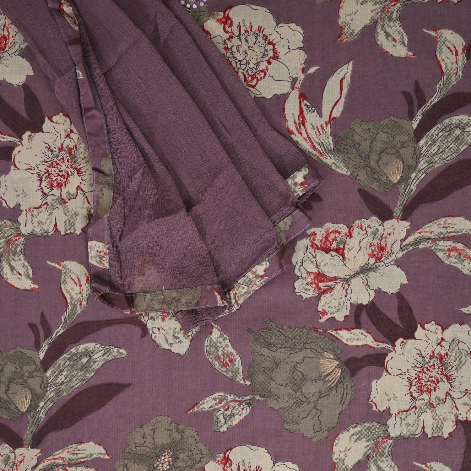Moff Floral Cotton Suit Set