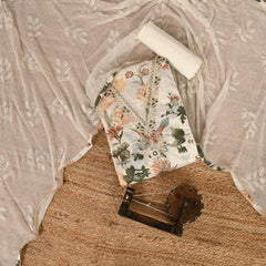 Off White Woodpecker Cotton Suit Set
