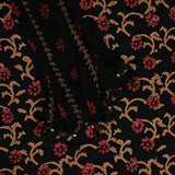 Onyx Black Bagh Print Cotton Unstitched Salwar Suit