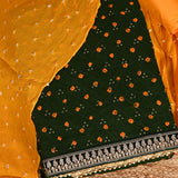 Pine Green Bhandej Suit Set