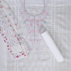 Procelain White Kota Doriya Suit Set