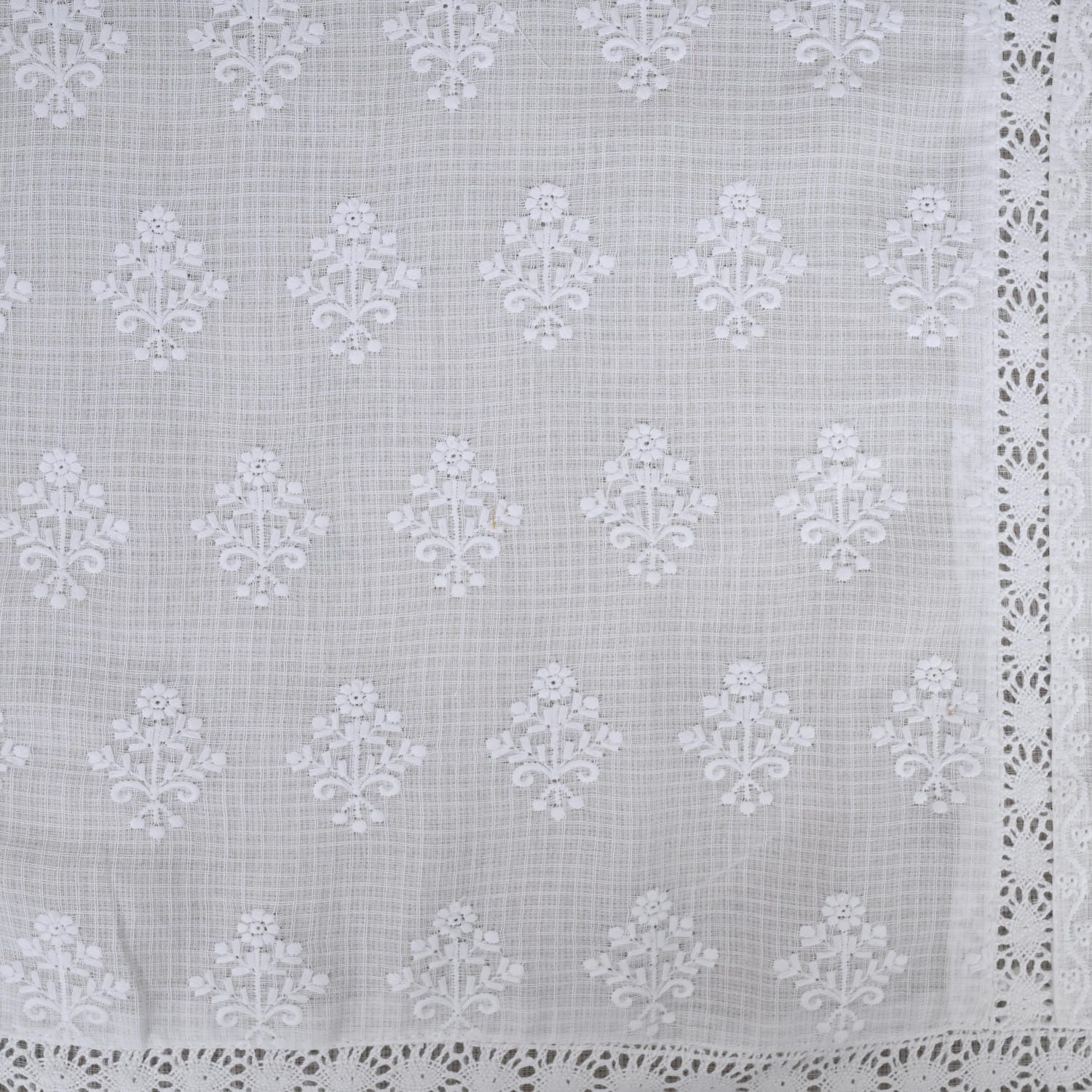 Procelain White Kota Doriya Suit Set