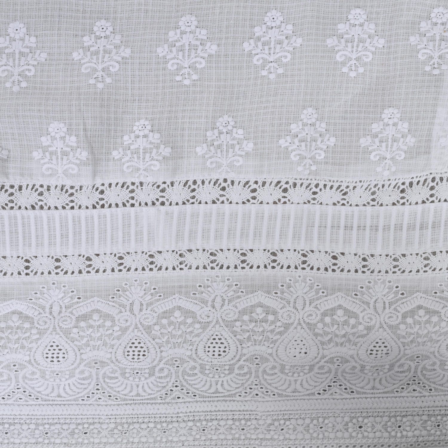 Procelain White Kota Doriya Suit Set