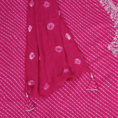 Queen Leheriya Mothda Cotton Unstitched Salwar Suit