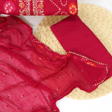 Rani Bhandej Cotton Unstitched Suit Set