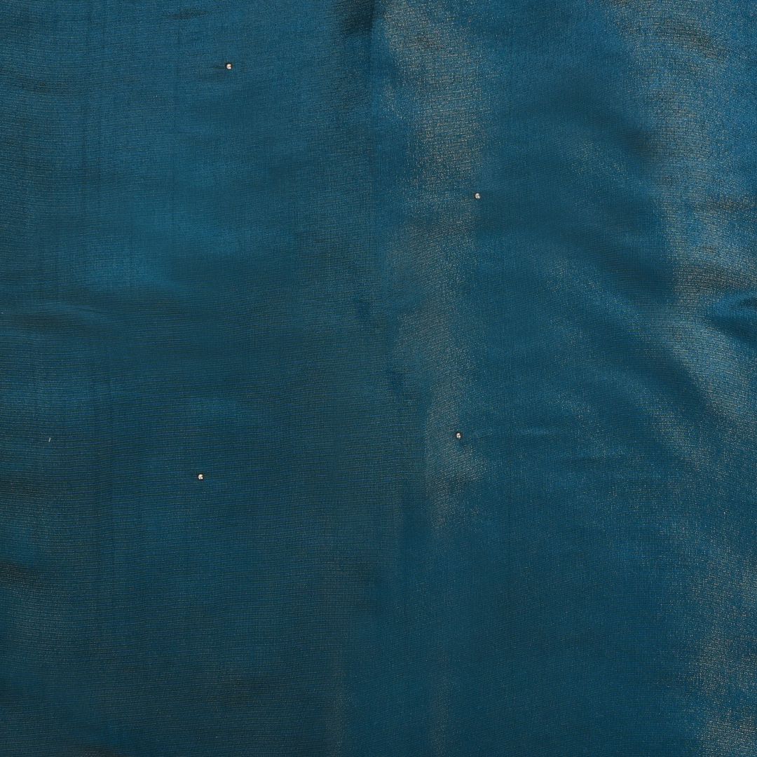 Sapphire Blue Exclusive Tissue Unstitched Salwar Suit