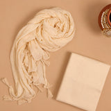 Soft Floral Cotton Unstitched Suit Set