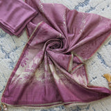 Soothing Tissue Silk Unstitched Suit Set