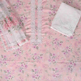 Spanish Pink Shifli Exclusive Cotton Unstitched Salwar Suit
