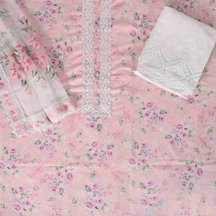 Spanish Pink Shifli Exclusive Cotton Suit Set
