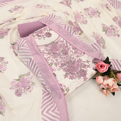 Summery Moff Floral Cotton Suit Set