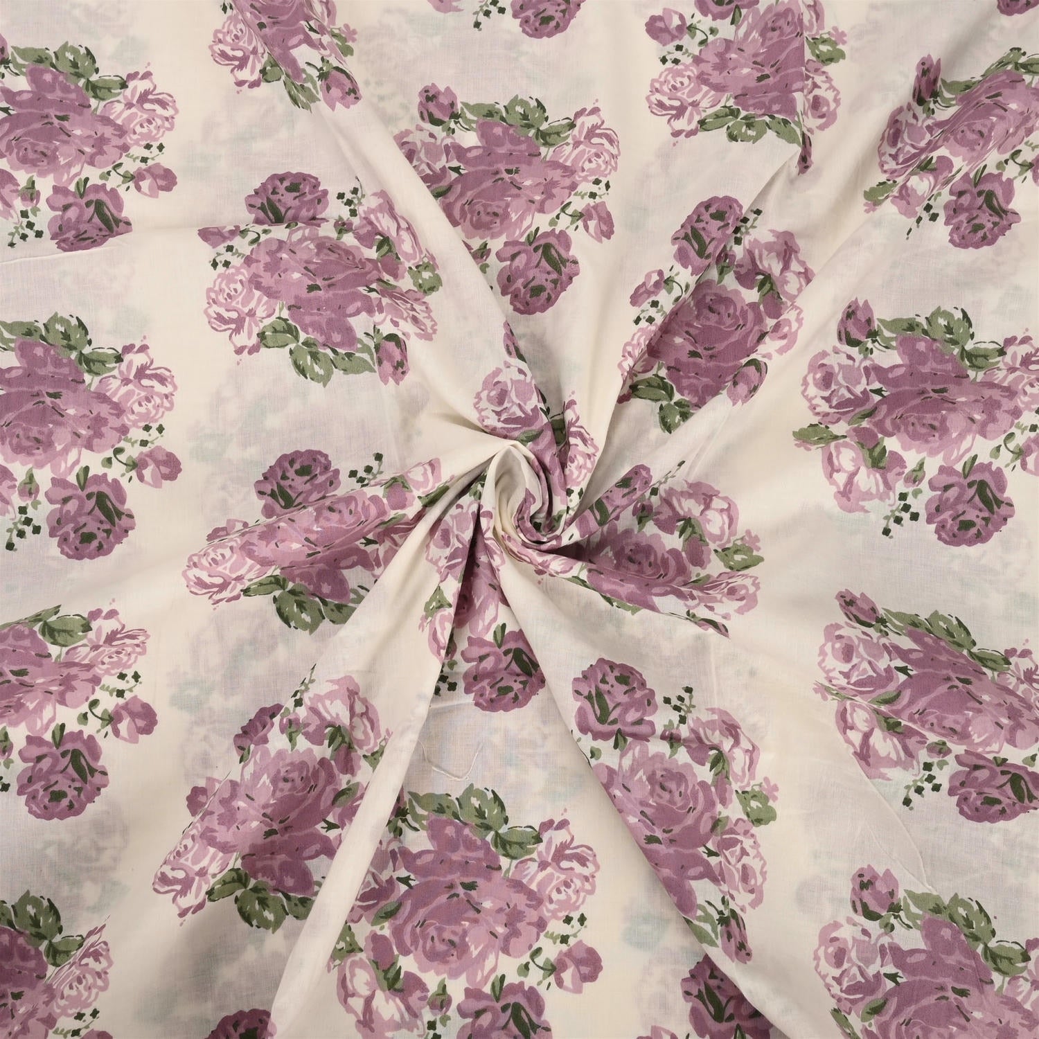 Summery Moff Floral Cotton Unstitched Suit Set