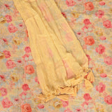 Sumnmer Yellow Linen Unstitched Salwar Suit