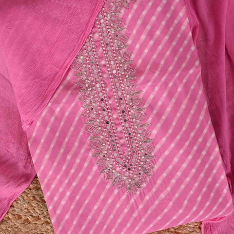 Sweet Pink Mothra Muslin Suit Set