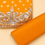 Tapeta Silk Bhandej Unstitched Suit Set