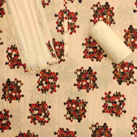 Chiku Hexa Cotton Suit Set - Mayurika