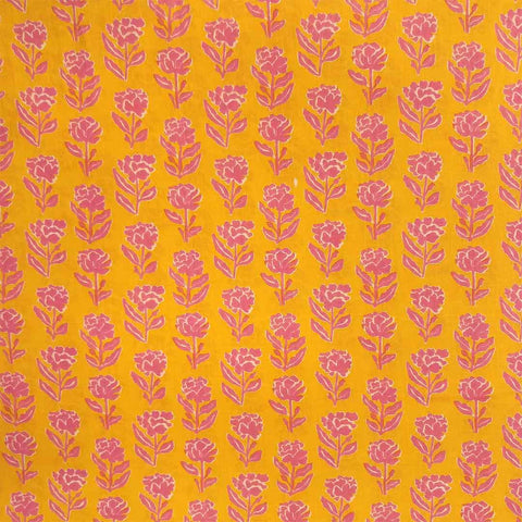 Mango Pink Unstitched Cotton Rajasthani Salwar Suit With Malmal Dupatta