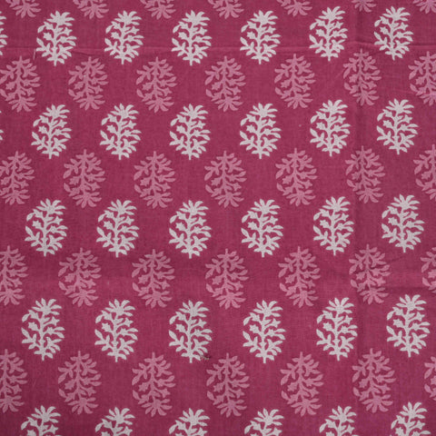 Onion Pink Unstitched Cotton Suit Set With Malmal Dupatta